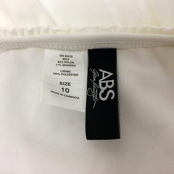 ABS by Allen Schwartz White Bikini Bottom - Picture 7 of 8